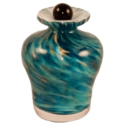 River Glass Keepsake Urn