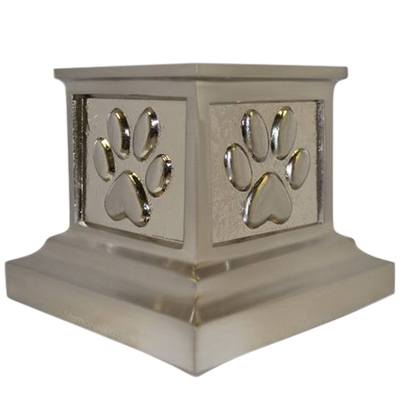 Roman Nickel Paw Urn