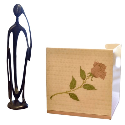 Rosa Wood Cremation Urn