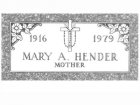 Granite Grave Markers