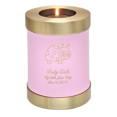 Rose Child Candle Small Cremation Urn