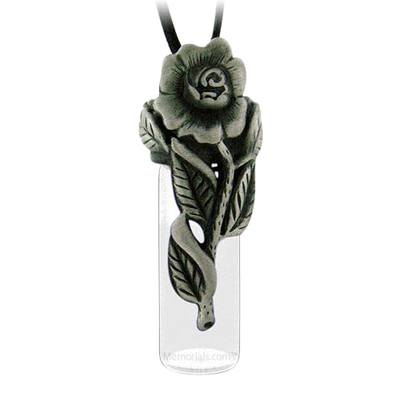 Rose Cremation Necklace Urn