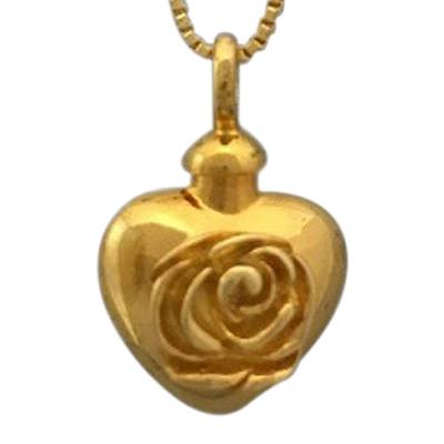 Rose Heart Cremation Jewelry II