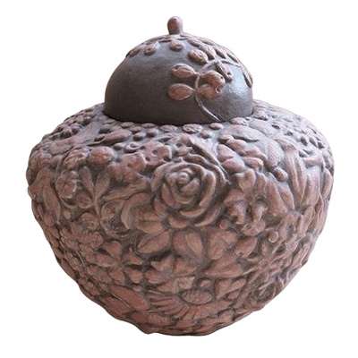 Rosebed Ceramic Cremation Urn