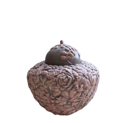 Rosebed Ceramic Small Cremation Urn