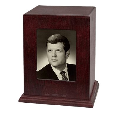 Rosewood Picture Child Cremation Urn