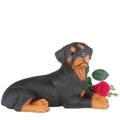 Rottweiler Dog Cremation Urn