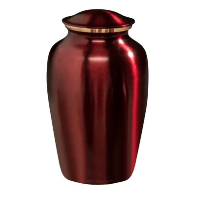 Rouge Metal Urn