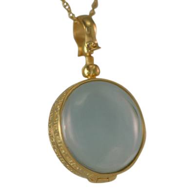 Round Glass Locket Memorial Jewelry II