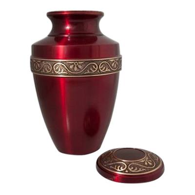 Ruby Red Pet Cremation Urn