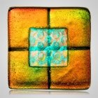 Rusty Green Pet Cremation Ashes Tile