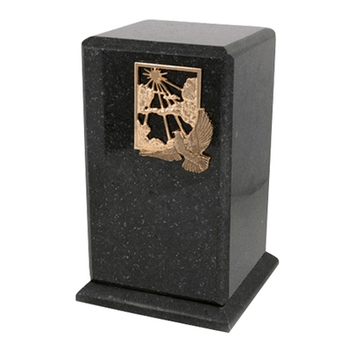 Grande Cambrian Black Granite Cremation Urns