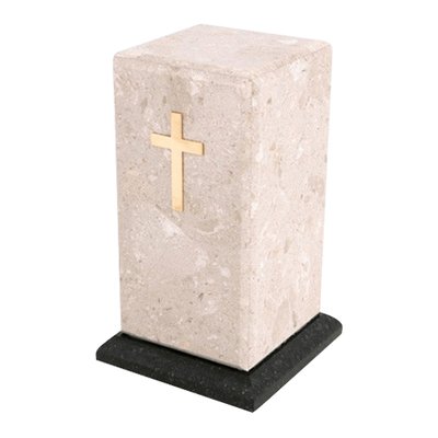 Stylus Perlato Marble Cremation Urn