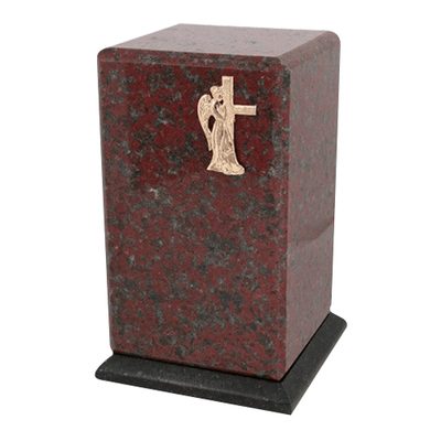 Grande African Red Granite Cremation Urns