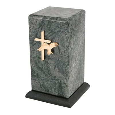 Stylus Vert Jade Granite Cremation Urn