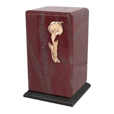 Grande Rosso Laguna Marble Urn