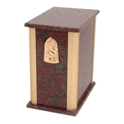 Solitude African Red Granite Cremation Urns