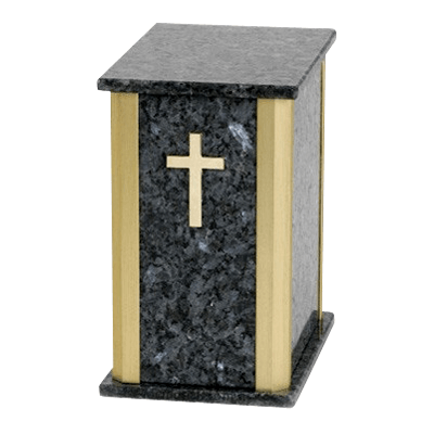 Solitude Blue Pearl Granite Urns