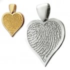 Heart Finger Print Keepsake