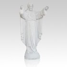 Sacred Heart Marble Statue IV