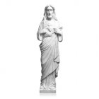 Sacred Heart of Jesus Marble Statues
