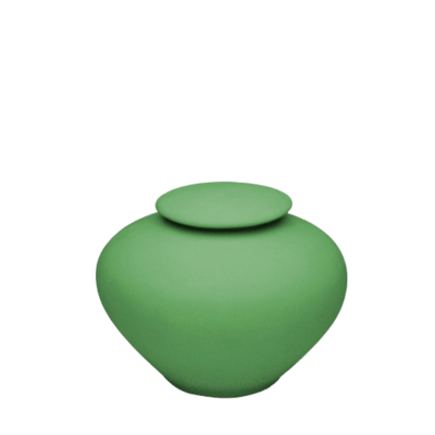 Sage Green Small Porcelain Clay Urn