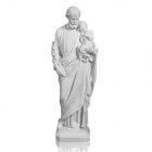 Saint Joseph with Child Large Marble Statue