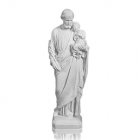 Saint Joseph with Child Medium Marble Statue