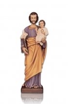 Saint Joseph with Child Small Fiberglass Statues