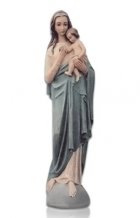 Saint Lady with Child Large Fiberglass Statues