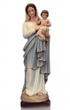 Saint Lourdes with Child Large Fiberglass Statues 