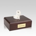 Samoyed Resting Medium Dog Urn