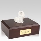 Samoyed Resting X Large Dog Urn