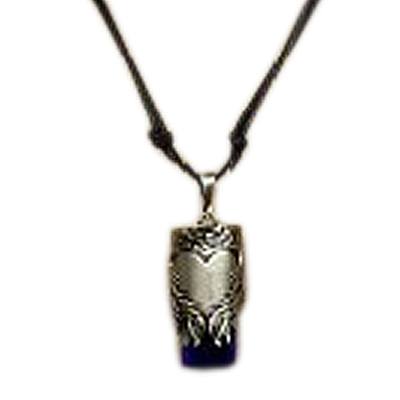 Rose Blue Cremation Necklace Urn