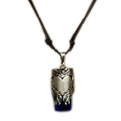 Mother & Child Green Cremation Necklace