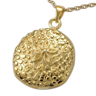 Sand Dollar Cremation Pendant IV