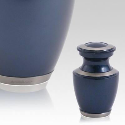 Sapphire Solaris Keepsake Cremation Urn