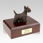 Scottish Terrier Bronze Large Dog Urn