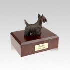 Scottish Terrier Bronze Small Dog Urn
