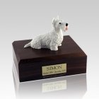 Scottish Terrier White Large Dog Urn