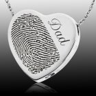 Script Heart Cremation Print Keepsakes