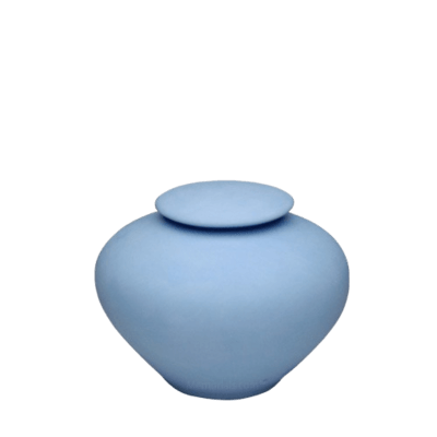 Blue Sea Small Porcelain Clay Urn