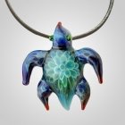 Sea Turtle Pet Cremation Pendant