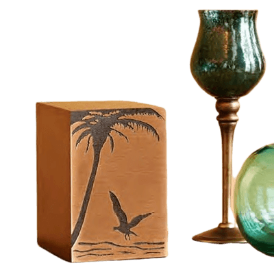 Seaside Bronze Cremation Urn