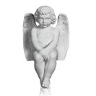 Seated Angel Marble Statues
