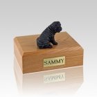 Shar Pei Black Medium Dog Urn