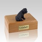 Shar Pei Black Dog Urns