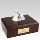 Shih Tzu Black & White Walking Dog Urns