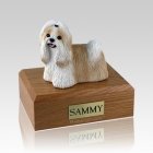 Shih Tzu Gold & White Large Dog Urn