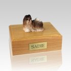 Shih Tzu Rust Red & White Large Dog Urn